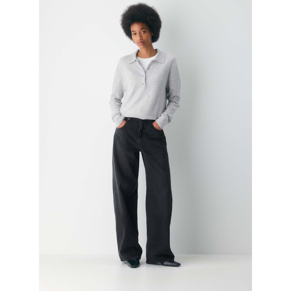 bnwot Agolde low rise curve Black tar 25 read